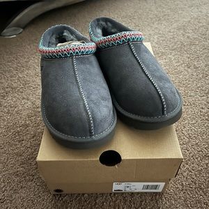 UGG Women’s Tasman Slippers in Dark Gray
